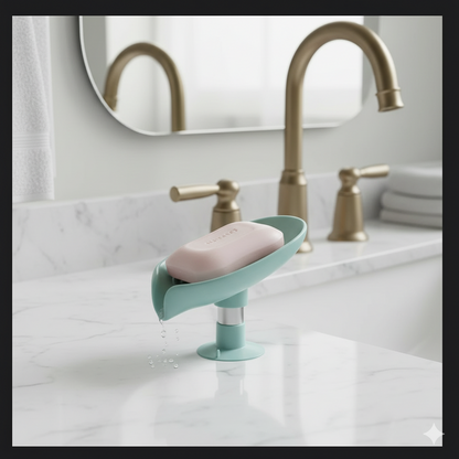 Leaf Shape Self Draining Soap Holder