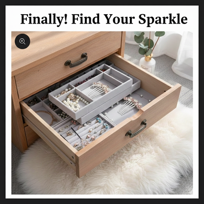 Jewellery Tray 4 Pcs Set